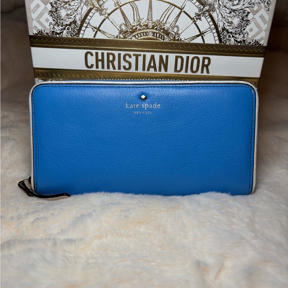 Y2K Kate Spade Vibrant Blue Wallet
